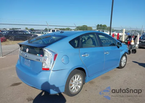 2012 Toyota Prius Plug-In z USA, uszkodzony, nr VIN JTDKN3DP9C3012847